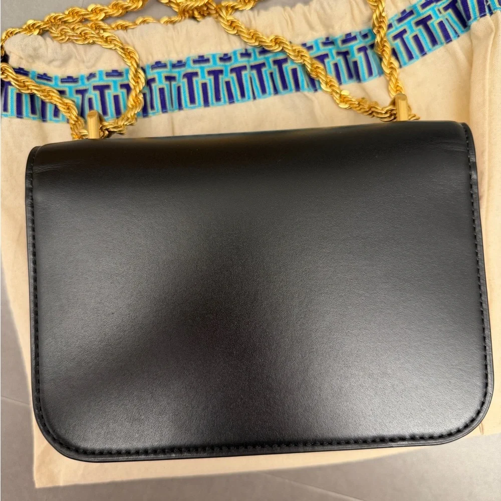 Tory Burch Black and Gold Crossbody Bag - Picture 8 of 12